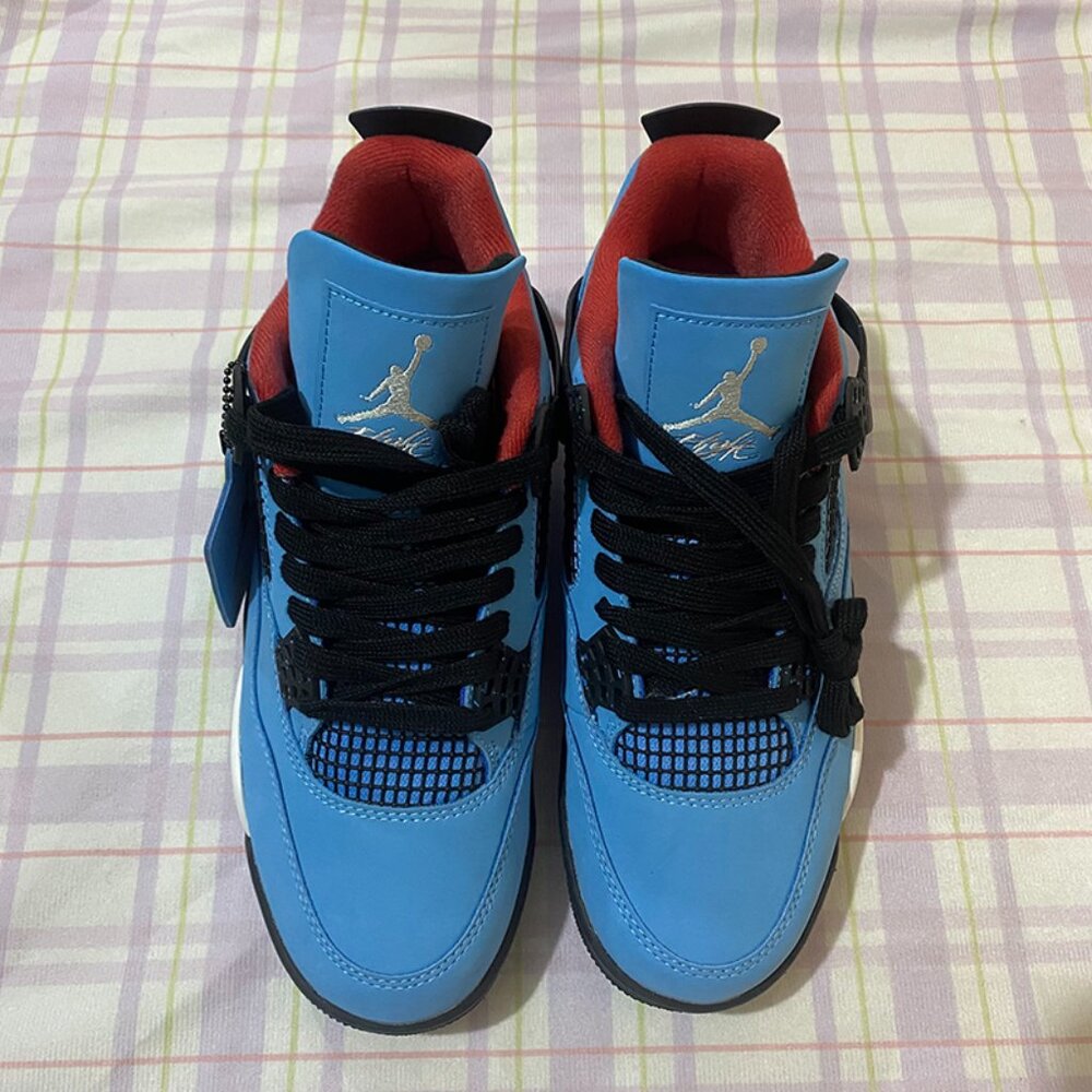 Jordan Blue And Red Sneakers